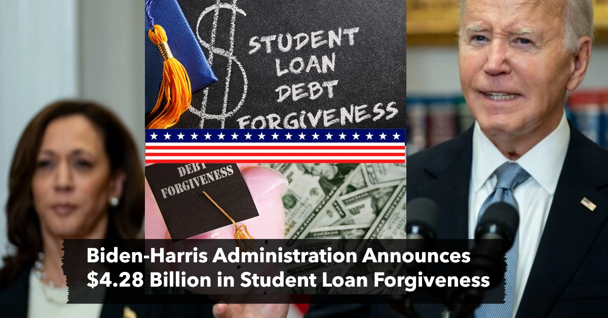 Biden-Harris Administration Announces $4.28 Billion in Student Loan Forgiveness for 55,000 Public Service Workers