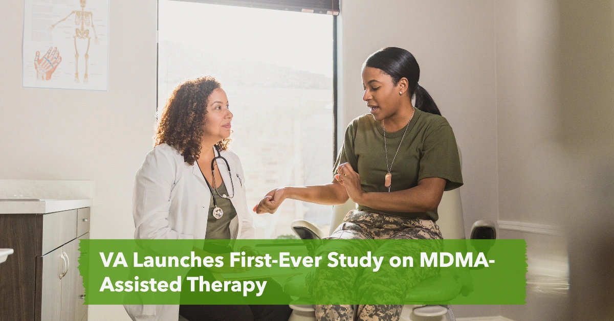 VA Launches First-Ever Study on MDMA-Assisted Therapy to Combat PTSD and Alcohol Use Disorder in Veterans