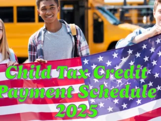 Child Tax Credit Payment Schedule 2025