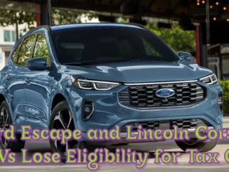 Ford Escape and Lincoln Corsair PHEVs Lose Eligibility for Tax Credit