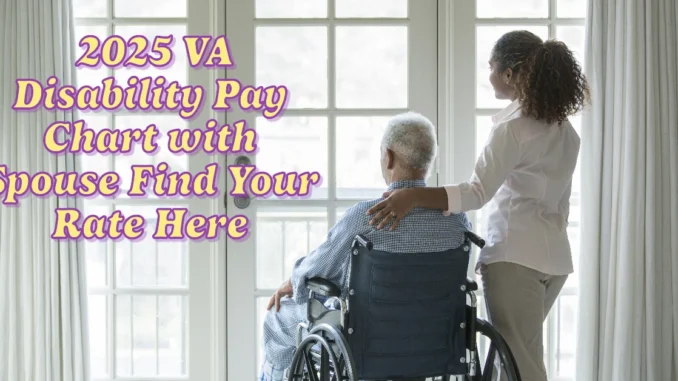 2025 VA Disability Pay Chart with Spouse Find Your Rate Here